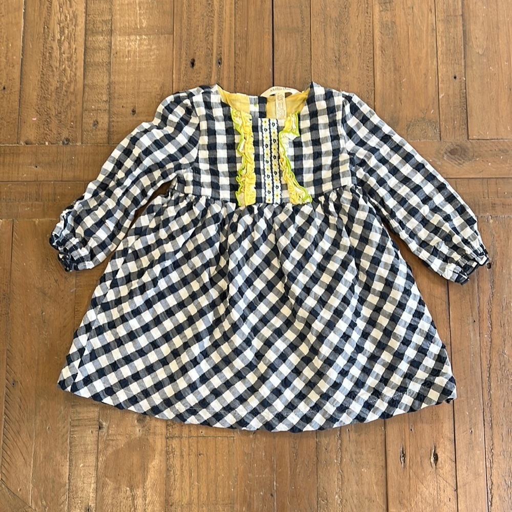 Matilda Jane navy checkered dress